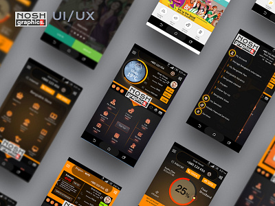 Mobile UI's android animation app app concept app dashboard art deisgn design graphic icon inteface logo self care ui uidesign ux ux design