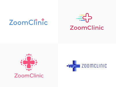 ZoomClinic Logo Designs app calendar clinic design doctor fast hospital icon logo vector