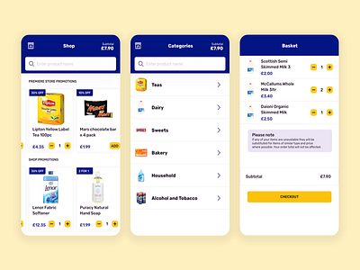 Online Grocery Shopping app