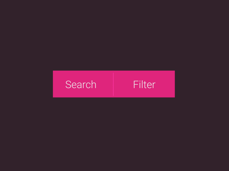 Mobile Search & Filter Button Interaction