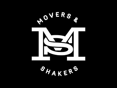 Movers & Shakers Concept Logo logo monogram