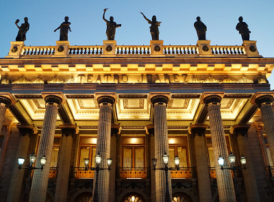Teatro Juárez, Guanajuato fotografía fotógrafo guanajuato