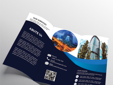 trifold brochure design by SULTAN AHAMMAD on Dribbble