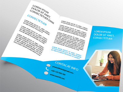 Trifold brochure design brochure design brochure template company profile design graphic design morden brochure tri fold trifold brochure design