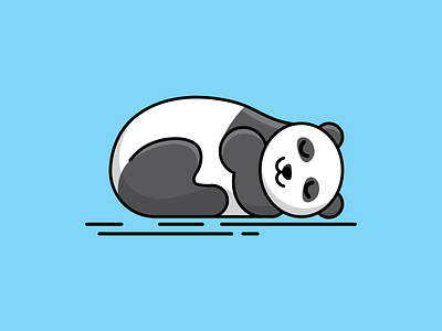 Baby Panda animal animal logo animal mascot animal mascot logo branding cartoon cute panda graphic design illustration logo logodesign mascot logo panda panda cartoon panda illustration panda logo panda mascot logo panda vector sleeping panda vector