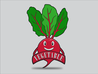 Beet crimson Vegetable Logo