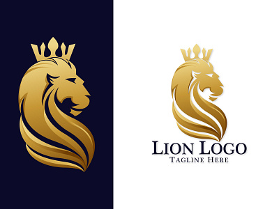 Royal Lione animal logo branding combination logo company logo golden logo graphic design lion lion head lion logo lion mascot lion symbol logo logodesign mascot logo royal royal lion royal lion logo royal logo