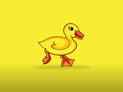 Cute Duck animal logo branding cartoon cute duck duck duck illustration duck logo graphic design illustration little duck logo logodesign mascot logo vector