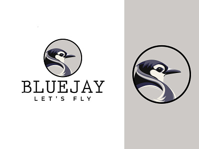 Blue Jay Bird Logo animal animal logo animal mascot blue jay bird logo branding cartoon combination logo company logo graphic design logo logodesign mascot logo monogram logo vector