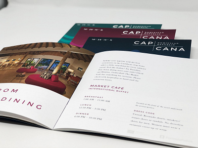 Cap Cana Event brochure brochure brochure design dominican republic event branding events travel