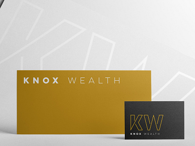 Knox Wealth Logo Design logo logodesign logomark print