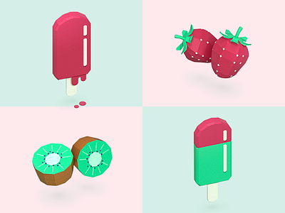 Popsicles & fruits