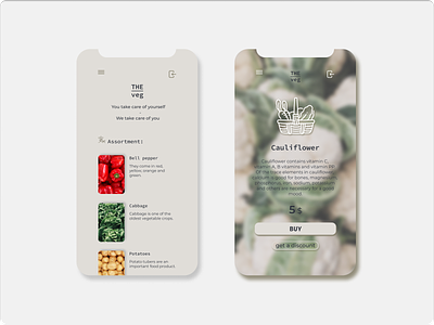 Food app app design figma logo ui визуал доставка еда заказ здоровье нежные цвета полезная еда