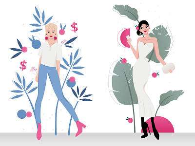 Beauty & Fashion illustrations