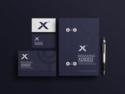 Xdeed Compny Brand Logo Design 2d art branding design graphic design logo logo design mocup prasentation