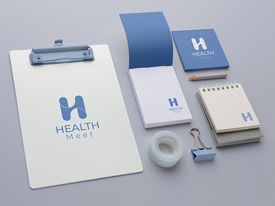 Health Meet Company Logo Design