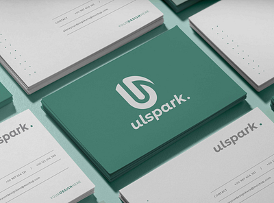 Ulspark Company Logo Design 2d art branding design graphic design logo logo design mocup vector
