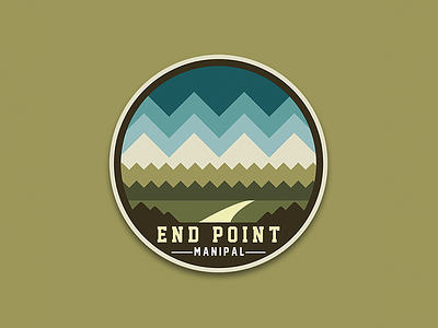 End Point / Sticker badge end point manipal mountain sticker