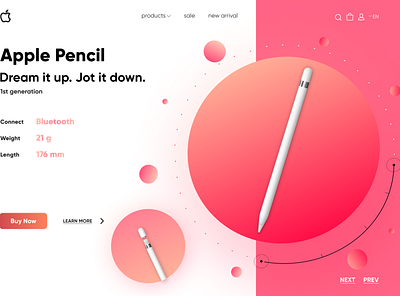Apple Pencil branding design desktop figma illustration logo shot ui ux web design