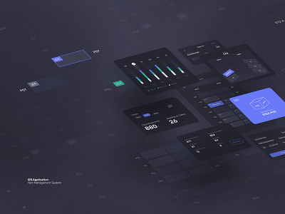 Container Management - Dark UI Mobile App for Logistics