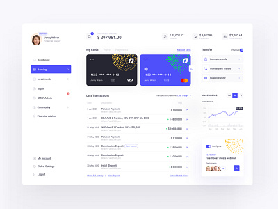 Assetly - Manage Assets like a Banking Application application asset management assets balasinski banking app bankingapp clean components dashboard investment figma finance financial advisor financial app financial services income investment tax transferwise webdesign webinar