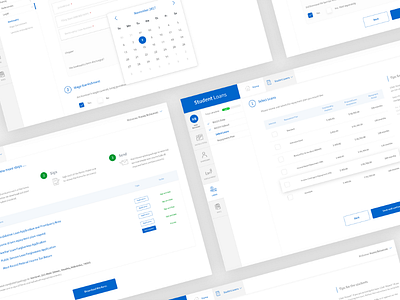 Clean Dashboard App for Students clean dashboard debut loan xd