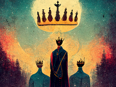 Tarot: Kings design graphic design illustration people tarot