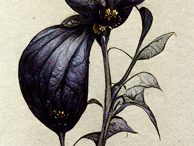 Botany: Nightshade design graphic design illustration plants