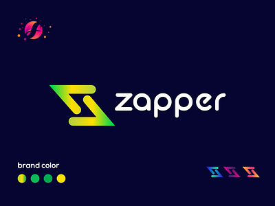 Modern Z logo Design software logo