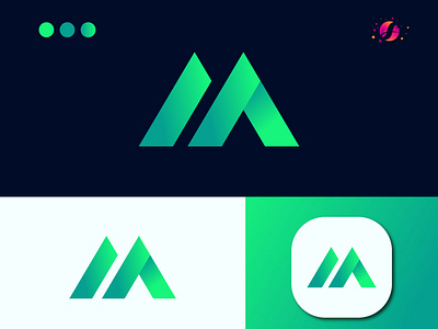 M Modern Logo Design