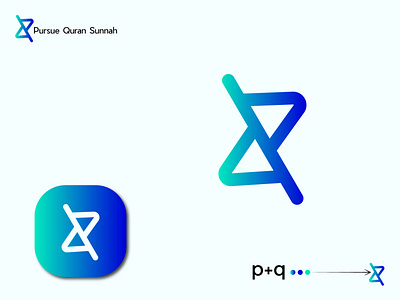 PQ Modern Logo Design