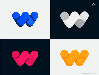 W Modern Logo || Minimalist logo design