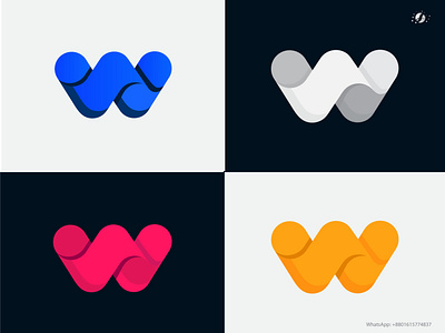 W Modern Logo || Minimalist logo design