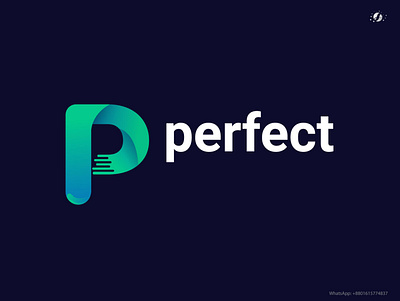 P Modern Logo || Brand identity design