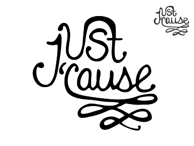 Just Cause digital handlettering typography