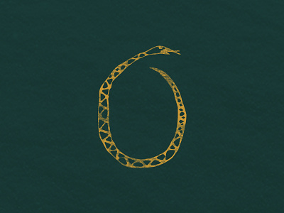 Ó of LEGIÓN Test II design green handmade letter lettering logo logotype mexico snake type typograpy