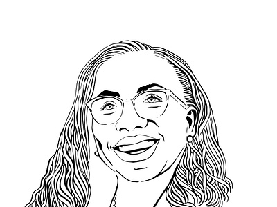 Sketch of Supreme Court Nominee Judge Ketanji Brown Jackson