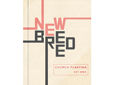 New Breed Church Planting church design photoshop poster