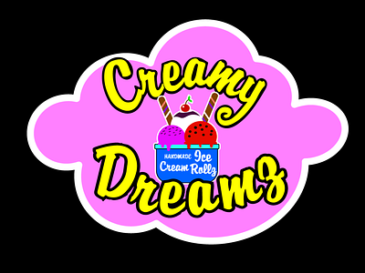 Ice Cream buisness logo app branding design graphic design icecream illustration logo vector