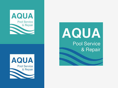 Aqua Pool Service bayarea branding ca design identity localservices logo peninsula poolservice siliconvalley typography vector