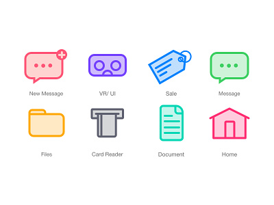 Icon System design iconography icons illustration vector xd