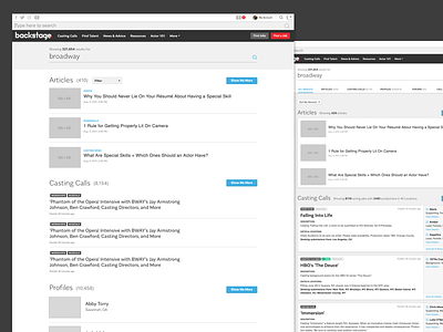 Wireframes for Search article search job search results search ux wireframes