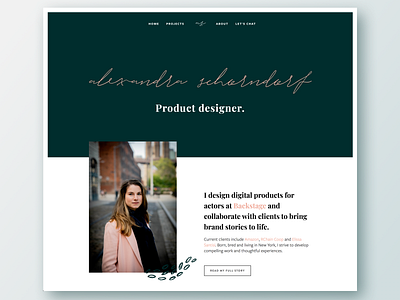 New Portfolio Site branding clean design graphic design illustration ios portfolio product product designer profile typography ui ux visual design website