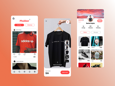 App Phubber Redesign design ui ux