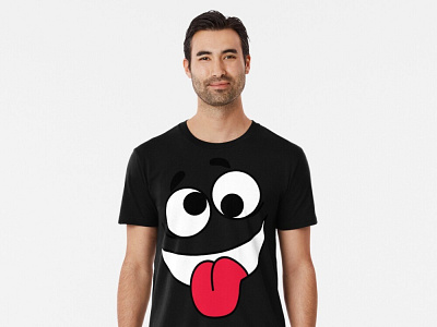 crazy funny face t-shirt | be crazy ,,, life is crazy 3d art brand branding buy character crazy creative design design inspiration drawing fashion gift graphic design illustration lifestyle sell streetstyle t shirt trend