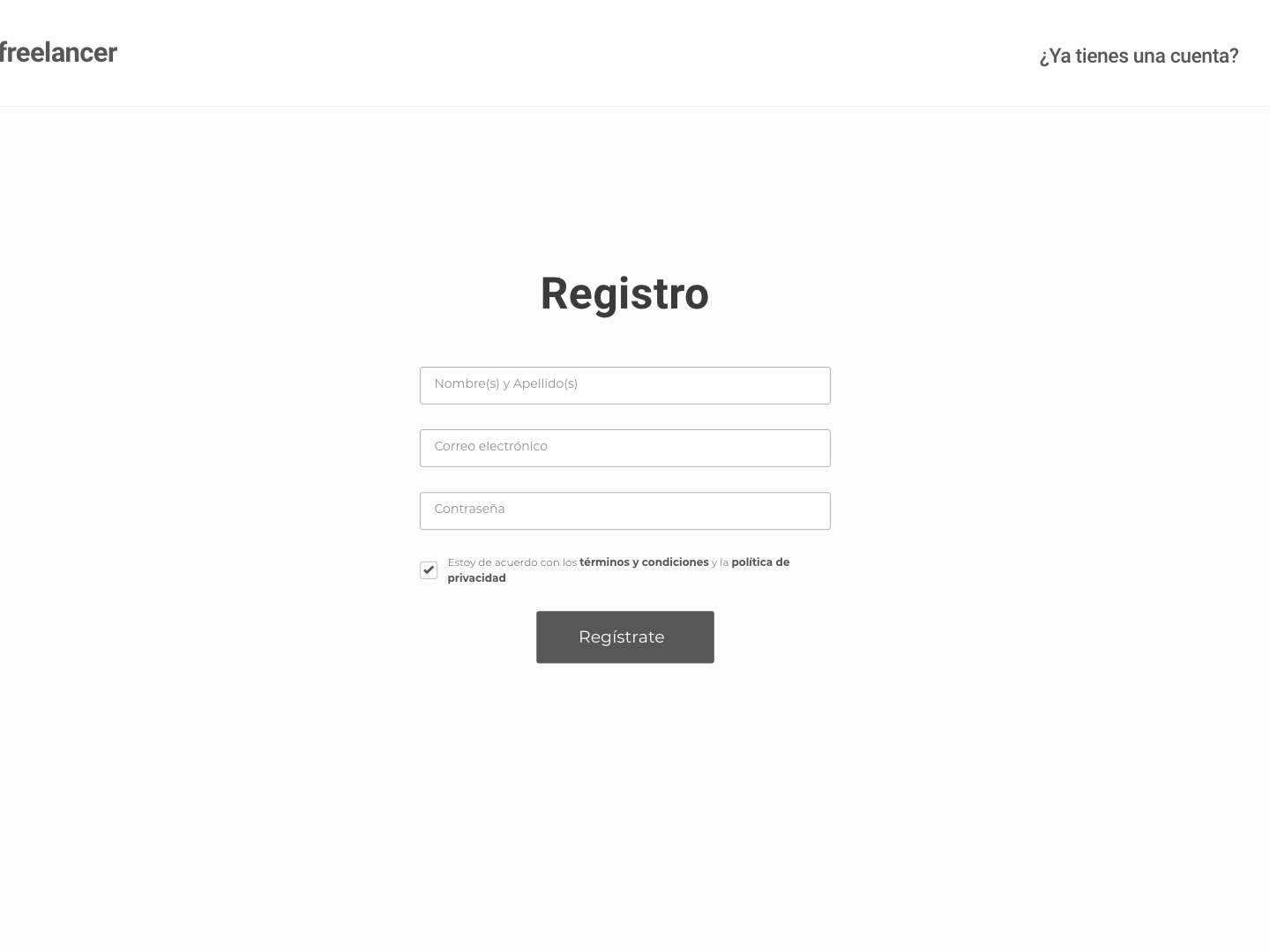 Wireframe Registro By Gerardo Barzola On Dribbble