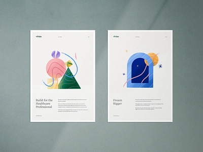 Core Values brand branding clean color core design geometric illustration internal poster shapes typography values