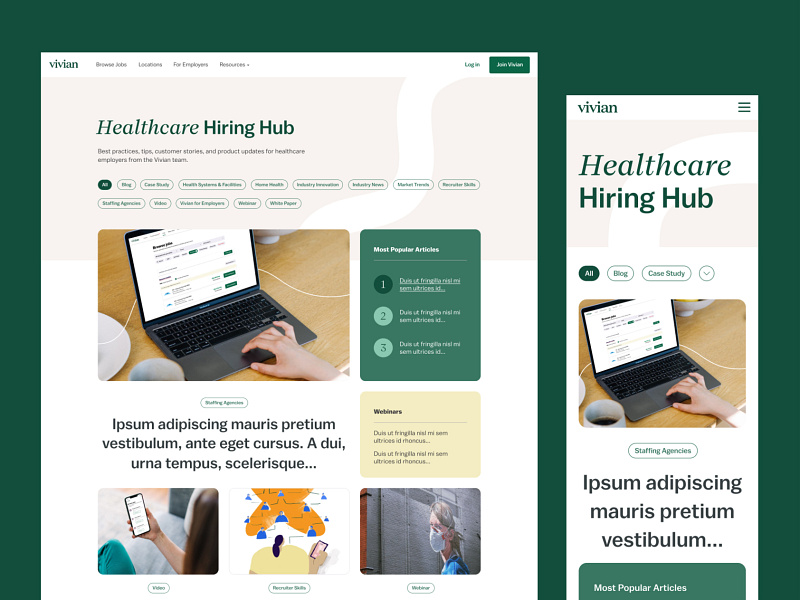 healthcare-hiring-hub-by-rishad-a-for-vivian-health-on-dribbble