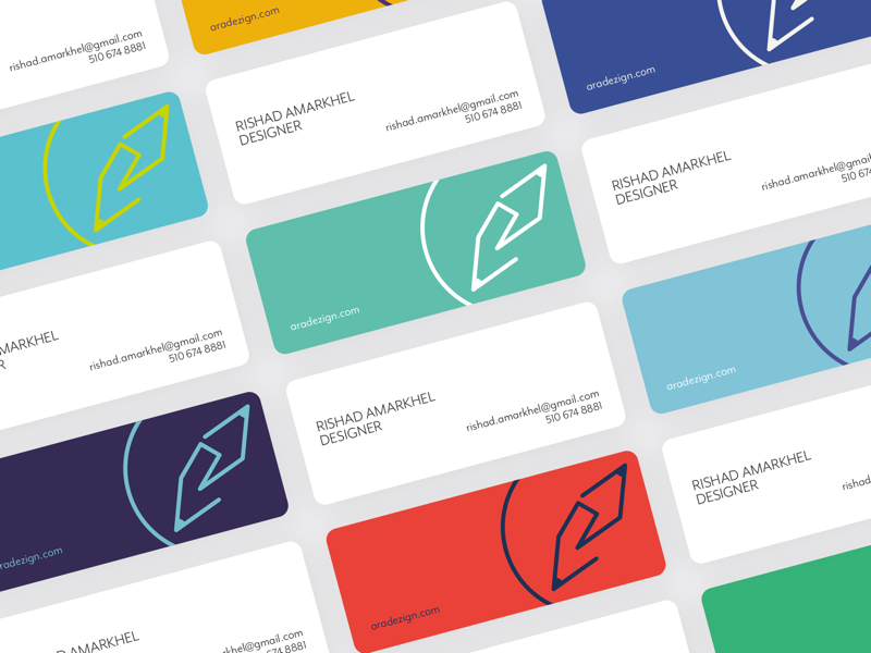 Moo Mini Business Cards By Rishad Amarkhel Dribbble I Received These Business Cards A Few Months Ago They Turned Out Great Used 30 Diffe Color Combos On Back Side Of The Card Taking Full Advantage