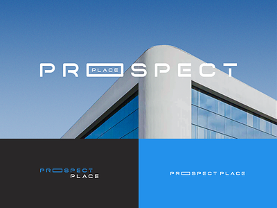 Prospect Place blue branding building extended identity lockups logo place prospect variations wide
